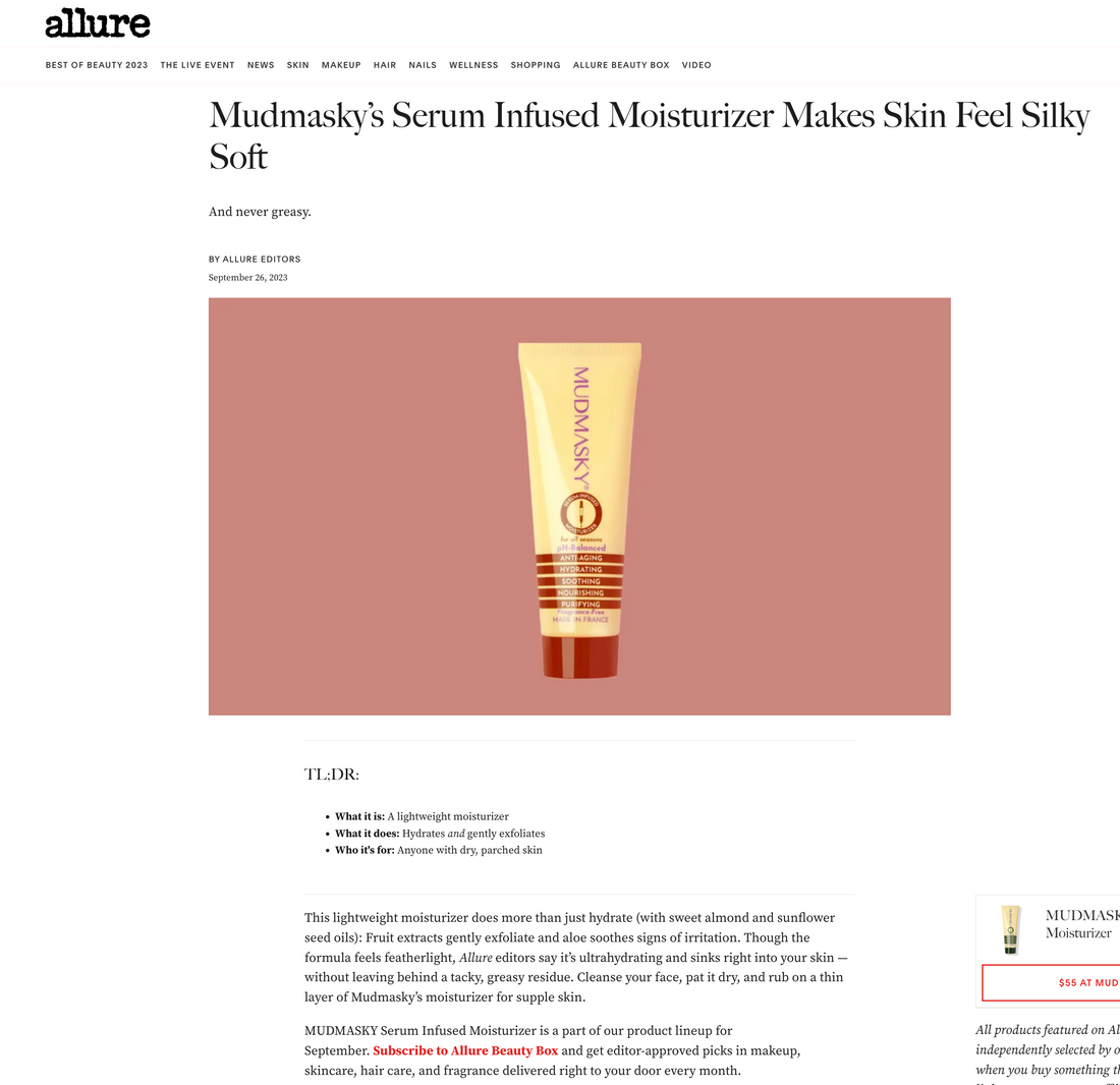 Mudmasky's Serum Infused Moisturizer: De recensie van ALLURE